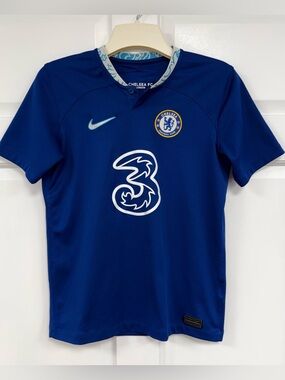 Chelsea FC Soccer Jersey Shirt Youth Large Nike Blue Football Futball *Read